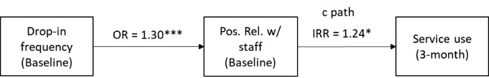 A Longitudinal Exploration of How Connections to Staff Facilitate Efficacy and Service Use in Drop-in Centers Serving Youth Experiencing Homelessness.