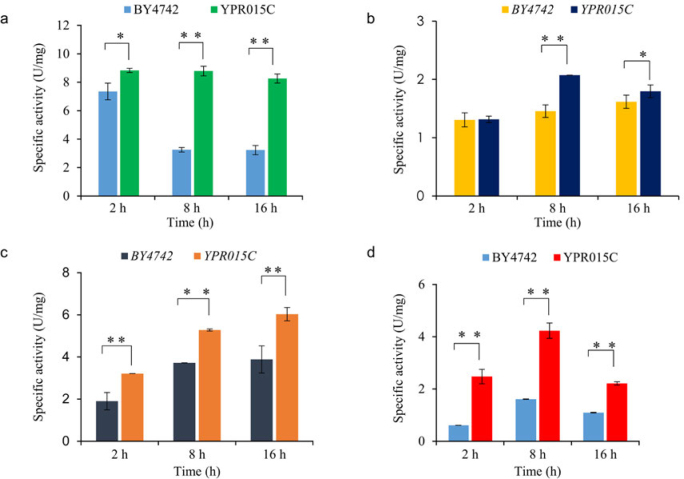 Contribution of <i>YPRO15C</i> Overexpression to the Resistance of <i>Saccharomyces cerevisiae</i> BY4742 Strain to Furfural Inhibitor.