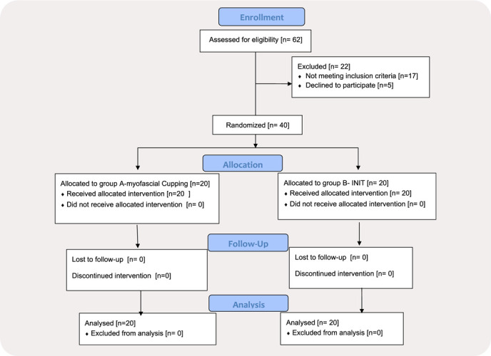 Effect of myofascial cupping vs integrated neuromuscular inhibition techniques on pain and neck movement in individuals with latent trigger point in trapezius.