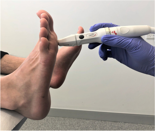 Microwave therapy for the treatment of plantar warts.