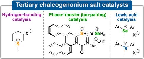 Catalysis by tertiary chalcogenonium salts