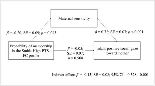 Persistent symptoms of maternal post-traumatic stress following childbirth across the first months postpartum: Associations with perturbations in maternal behavior and infant avoidance of social gaze toward mother