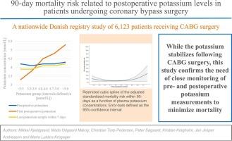 90-day mortality risk related to postoperative potassium levels in patients undergoing coronary bypass surgery