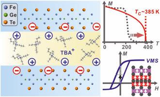 Unlocking the charge doping effect in softly intercalated ultrathin ferromagnetic superlattice