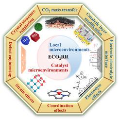 Modulating microenvironments to enhance CO2 electroreduction performance