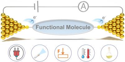 Modulating single-molecule charge transport through external stimulus