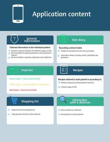 Dietary app for patients with kidney disease: Qualitative evaluation of a prototype