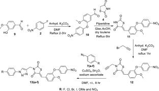 Synthesis, antidiabetic activity and molecular docking studies of novel aryl benzylidenethiazolidine-2,4-dione based 1,2,3-triazoles