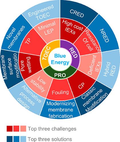 Harvesting Blue Energy Based on Salinity and Temperature Gradient: Challenges, Solutions, and Opportunities