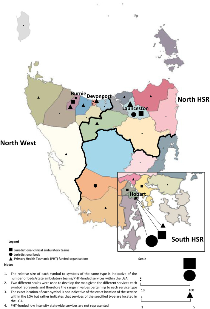 Using the National Mental Health Service Planning Framework to inform integrated regional planning: a case study in Tasmania, Australia.