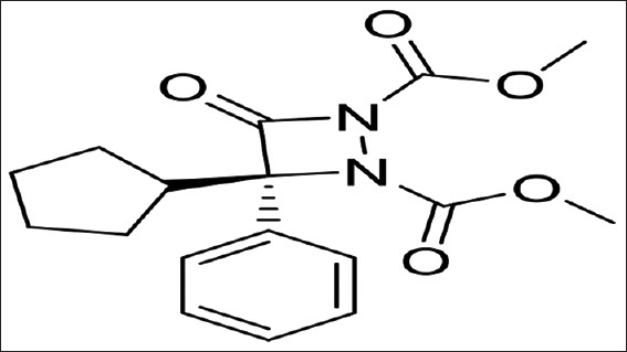 <i>In silico</i> evaluation of binding interaction and ADME study of new 1,3-diazetidin-2-one derivatives with high antiproliferative activity.