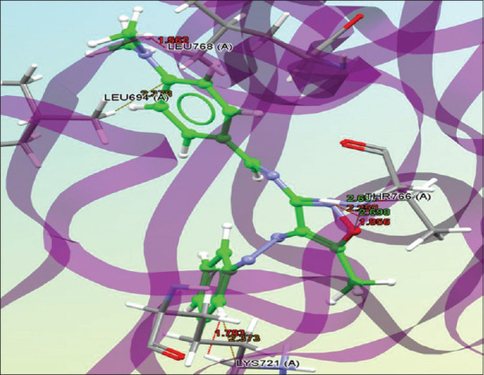 Molecular modeling, synthesis, and antiproliferative evaluation of new isoxazole ring linked by Schiff bases and azo bond.