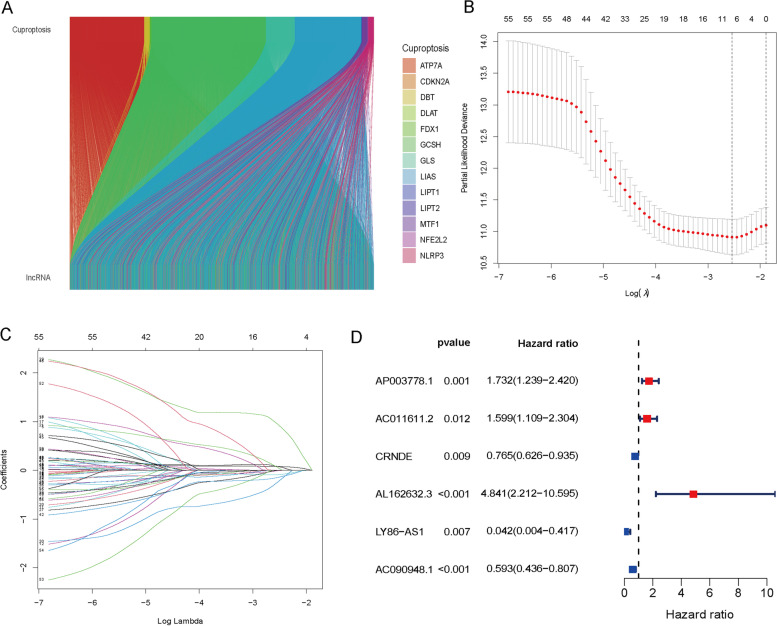 A cuproptosis-related lncRNA signature for predicting prognosis and immunotherapy response of lung adenocarcinoma.