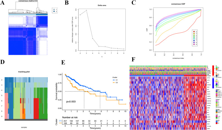 An 8-gene predicting survival model of hepatocellular carcinoma (HCC) related to pyroptosis and cuproptosis.