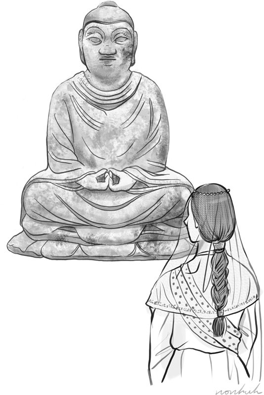 An Ugly Buddha Fixed an Ugly Woman and Made Her a Beauty.