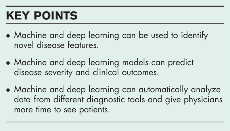 Machine and deep learning in inflammatory bowel disease.