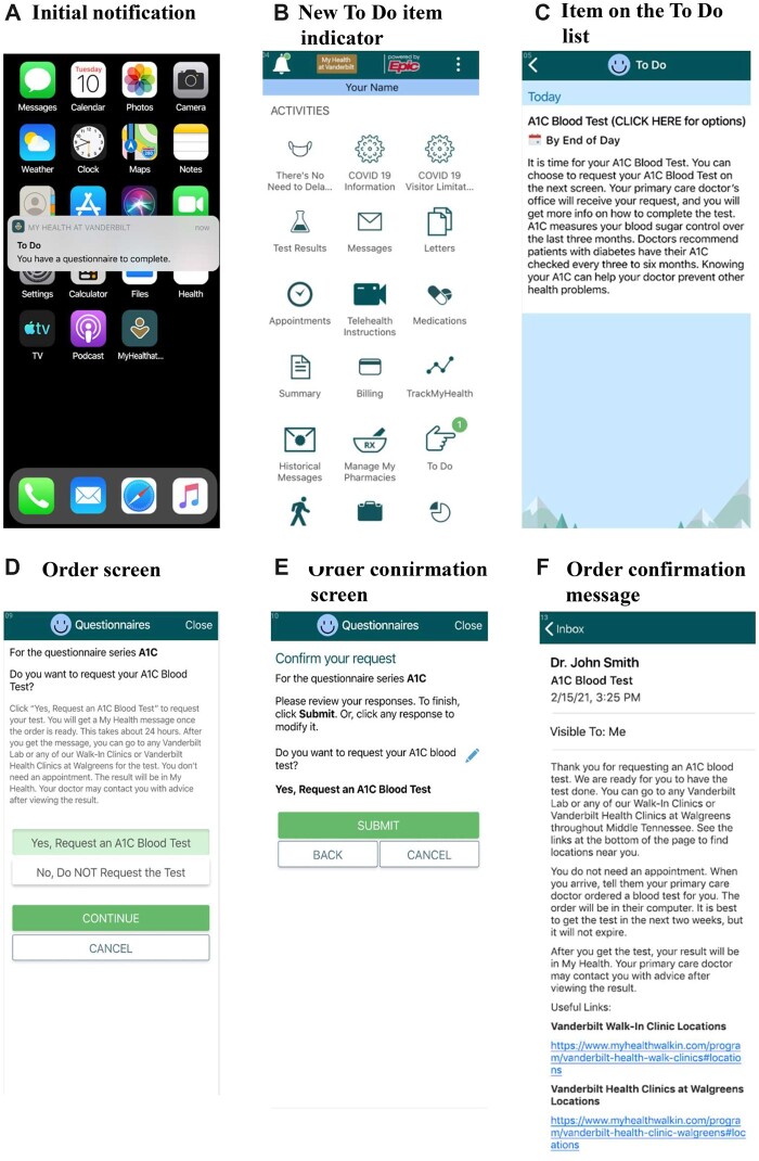 Empowering patients to address diabetes care gaps: formative usability testing of a novel patient portal intervention.