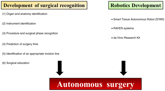 Evolution of a surgical system using deep learning in minimally invasive surgery (Review).