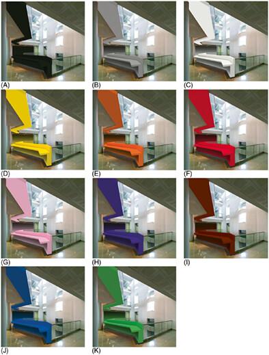 Relationship between context-free/in-context spatial color preferences and color constructs: The extraversion personality trait dimension