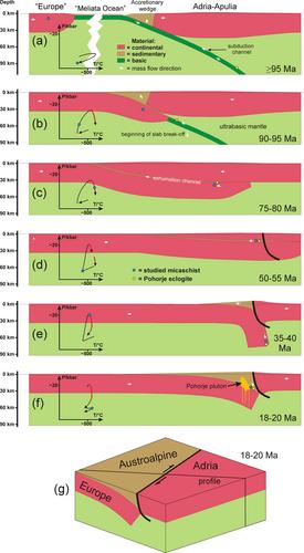 A wealth of P–T–t information from metasediments in the HP–UHP terrane of the Pohorje Mountains, Slovenia, elucidates the evolution of the Eastern Alps