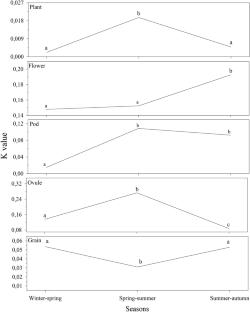 Key loss factors and critical components of Common beans in tropical regions under different growing season and planting systems