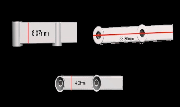 Precision of polyether ether ketone (PEEK) or cobalt-chrome implant bar fit to implants after mechanical cycling.