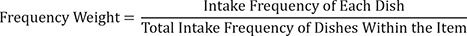 Development of a semi-quantitative food frequency questionnaire for dietary intake of elementary school children: data from the Seventh Korea National Health and Nutrition Examination Survey.