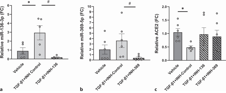 TGF-β1 Inhibition of ACE2 Mediated by miRNA Uncovers Novel Mechanism of SARS-CoV-2 Pathogenesis.