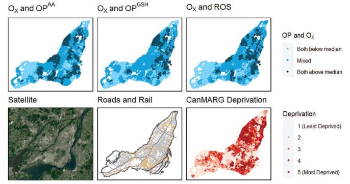 Within-city spatial variations in long-term average outdoor oxidant gas concentrations and cardiovascular mortality: Effect modification by oxidative potential in the Canadian Census Health and Environment Cohort.