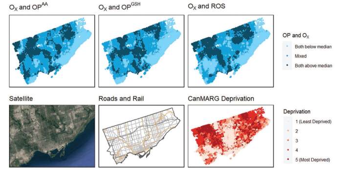 Within-city spatial variations in long-term average outdoor oxidant gas concentrations and cardiovascular mortality: Effect modification by oxidative potential in the Canadian Census Health and Environment Cohort.