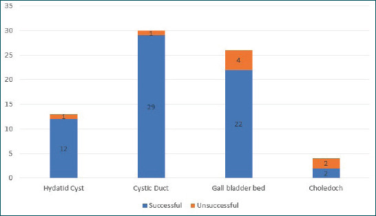 Efficacy and safety of endoscopic retrograde cholangiopancreatography with endoscopic sphincterotomy and biliary stenting in post-operative bile leaks.