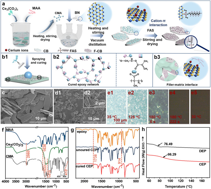 Cerium Methacrylate Assisted Preparation of Highly Thermally Conductive and Anticorrosive Multifunctional Coatings for Heat Conduction Metals Protection