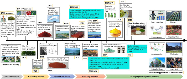 Biotechnologies for bulk production of microalgal biomass: from mass cultivation to dried biomass acquisition