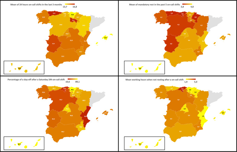 Resident physician duty hours, resting times and European Working Time Directive compliance in Spain: a cross-sectional study.