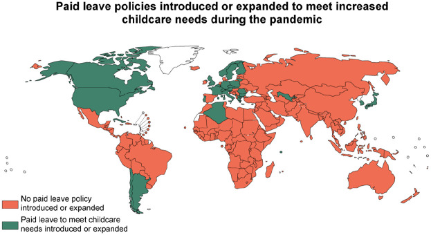 Assessing national action through emergency paid leave to mitigate the impact of COVID-19-related school closures on working families in 182 countries.
