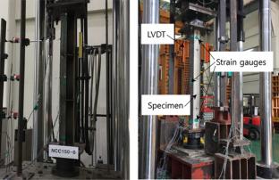 Compression Performance of Asymmetric Cross-Section Columns Intended for Use in Modular Structures