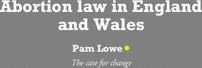 Abortion law in England and Wales