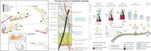 Architecture of ophiolitic mélanges in the Junggar region, NW China