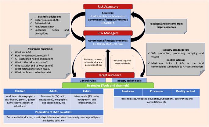 A model framework to communicate the risks associated with aflatoxins