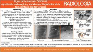 Signo de la diana en COVID-19, significado radiológico y aportación diagnóstica de la tomosíntesis digital torácica