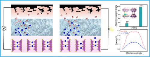 Plasma-enhanced vanadium-based hybrid capacitive deionization for high selective removal of Pb2+