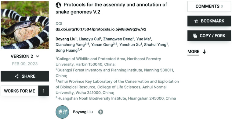 The genome assembly and annotation of the Oriental rat snake <i>Ptyas mucosa</i>.