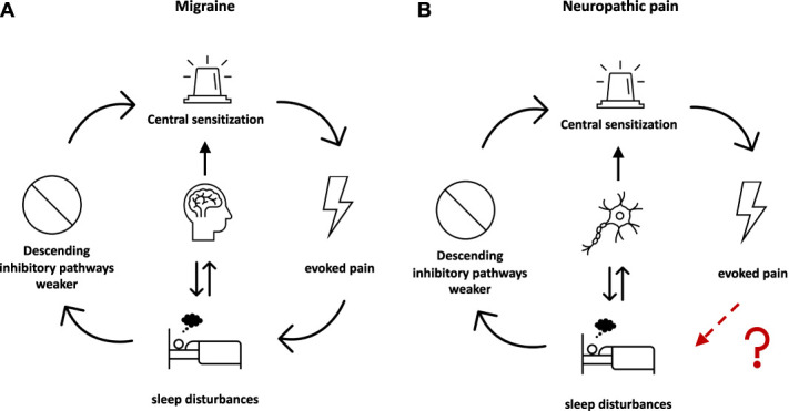 The association of self-reported symptoms of central sensitization and sleep disturbances in neuropathic pain.