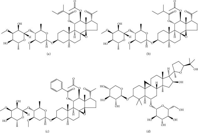 Determination of Tenacissoside G, Tenacissoside H, and Tenacissoside I in Rat Plasma by UPLC-MS/MS and Their Pharmacokinetics.