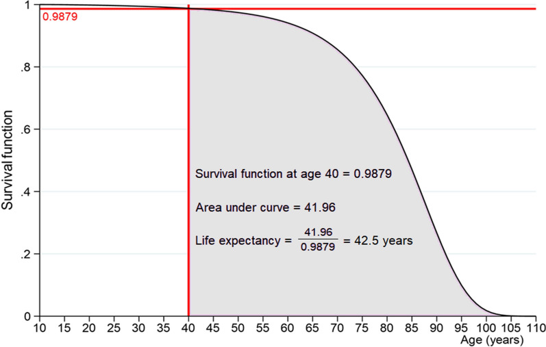 Flexible parametric methods for calculating life expectancy in small populations.