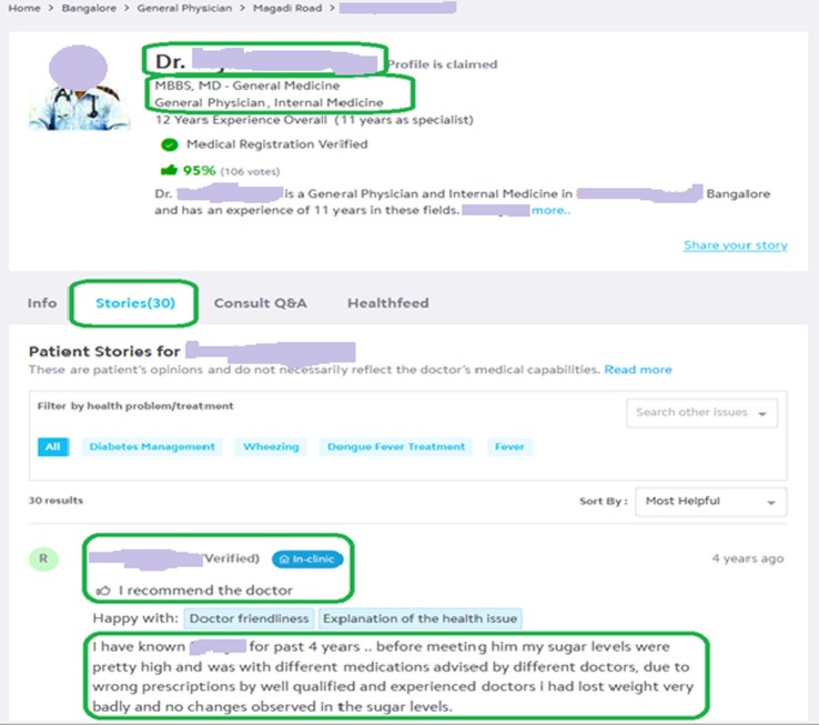 Classification of reviews of e-healthcare services to improve patient satisfaction: Insights from an emerging economy