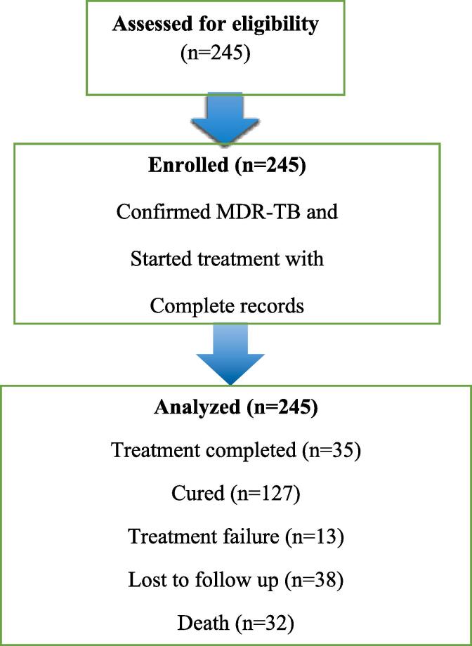 Survival status and risk factors for mortality among multidrug-resistant tuberculosis patients in Addis Ababa, Ethiopia: A retrospective follow-up study