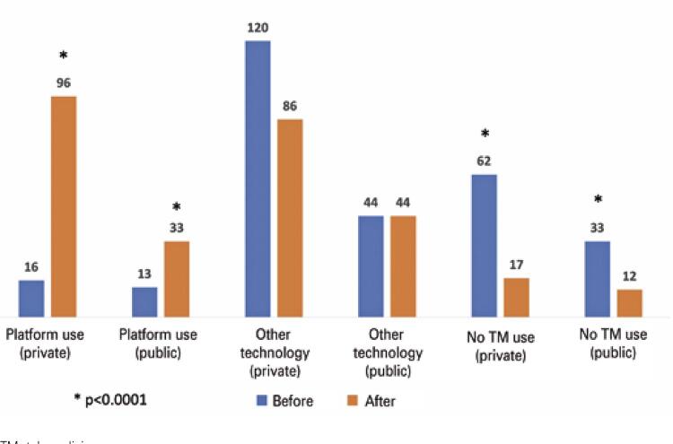 Brazilian Medical Survey on Telemedicine since the onset of COVID-19.