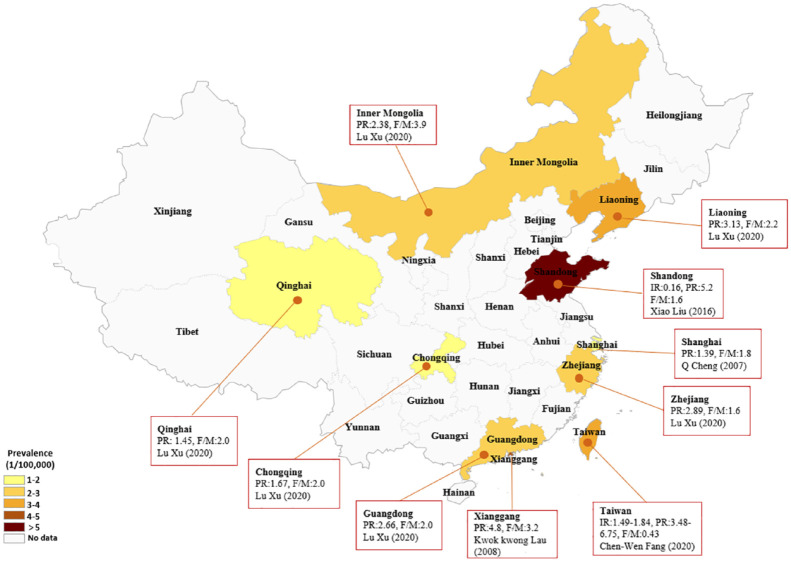 Recent progress in epidemiology, clinical features, and therapy of multiple sclerosis in China.