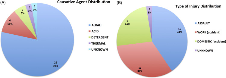 Severe chemical eye injuries - clinical outcomes and associated socio-economic factors.